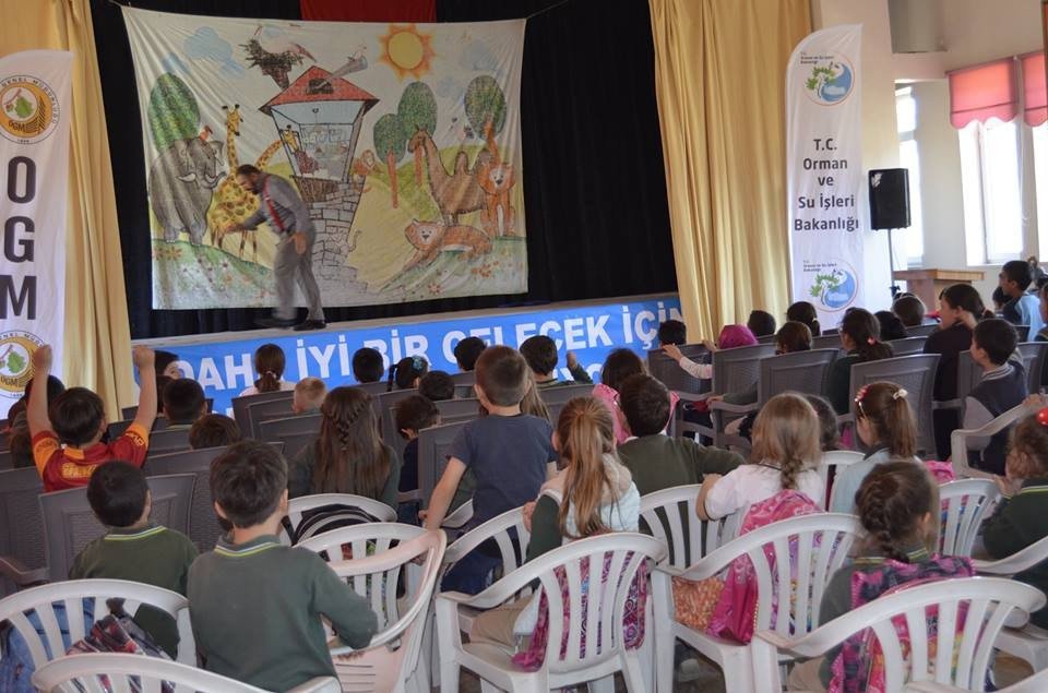 Bayırköylü Çocuklara Tiyatroyla Ormanın Önemi Anlatıldı