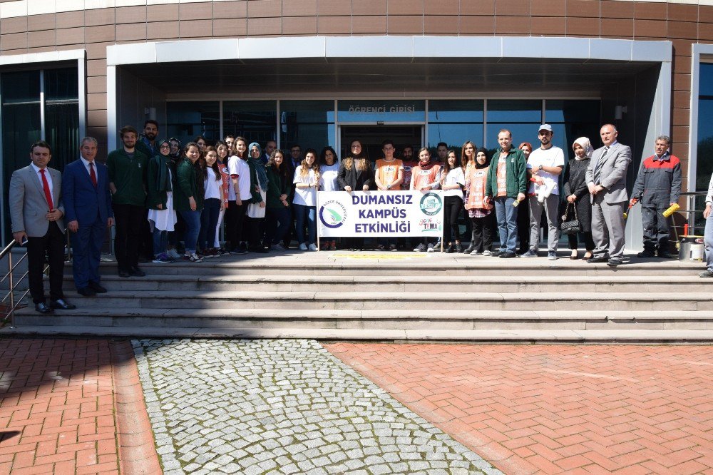 Düzce Üniversitesinde Dumansız Hava Sahaları Oluşturuluyor