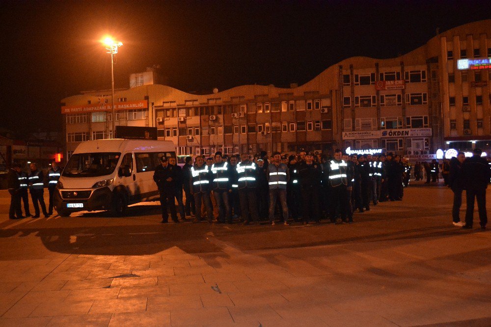 Sakarya’da Gece Yarısı Bin Polisle Tatbikat Yapıldı