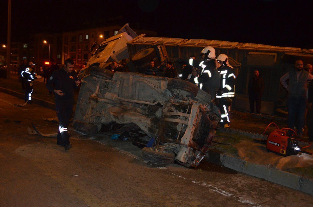 Kaza Anı Güvenlik Kameralarına Yansıdı