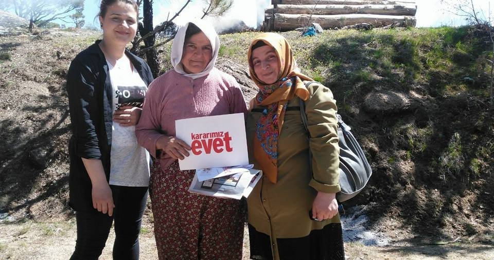 Bozdoğanlı Ak Kadınlar ’Evet’ İçin Çalışıyor