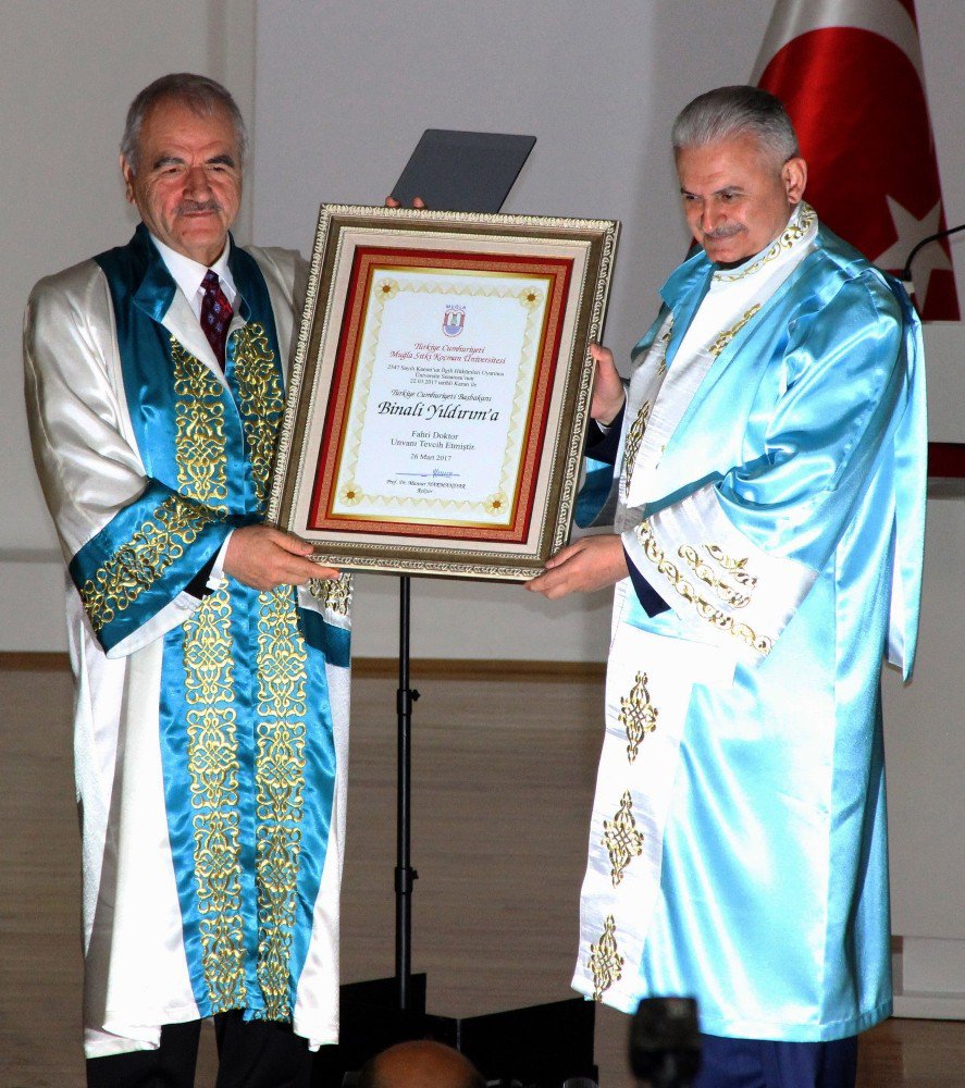 Başbakan Yıldırım’a Fahri Doktora Payesi