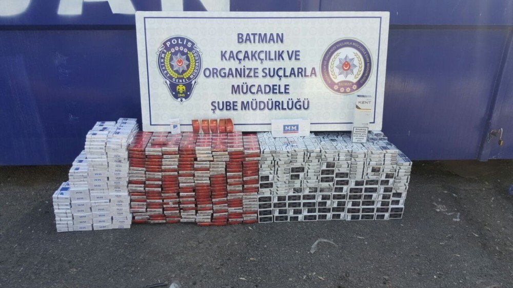 Batman’da 85 Bin 30 Paket Kaçak Sigara Ele Geçirildi