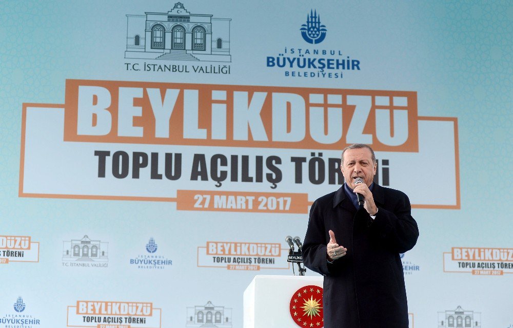 Cumhurbaşkanı Erdoğan’dan Skandal Pankarta Tepki