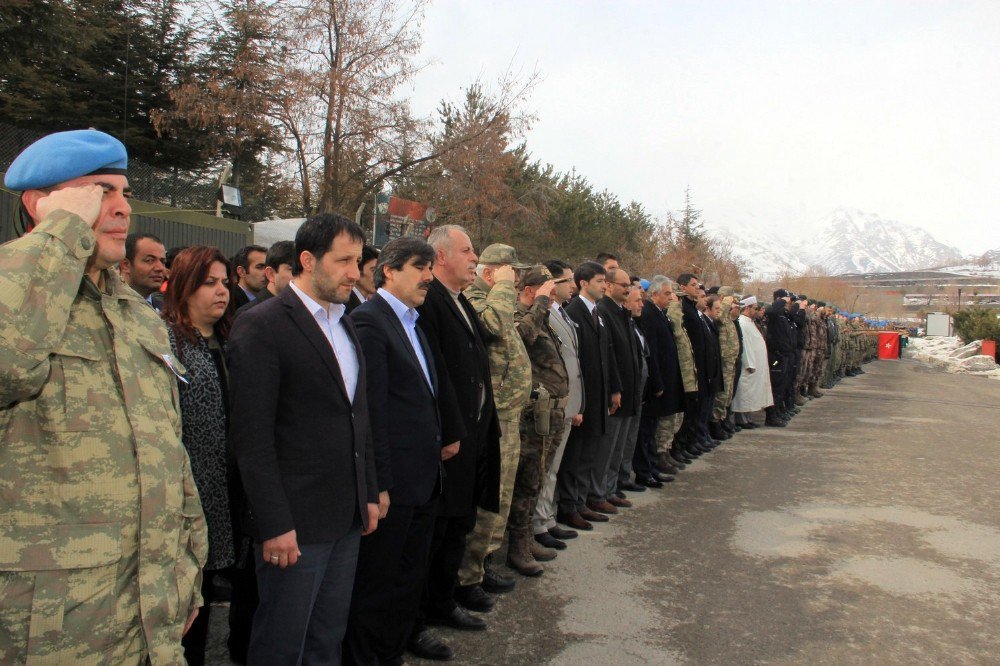 Şehit Astsubaya Uğurlama Töreni Düzenlendi