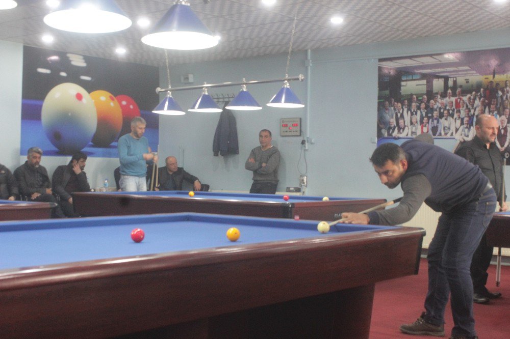 Ağrı’da Bölgesel Bilardo Turnuvası Düzenlendi