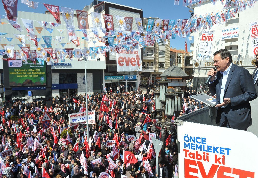 Başkan Gökçek, Evren Ve Şereflikoçhisar’da