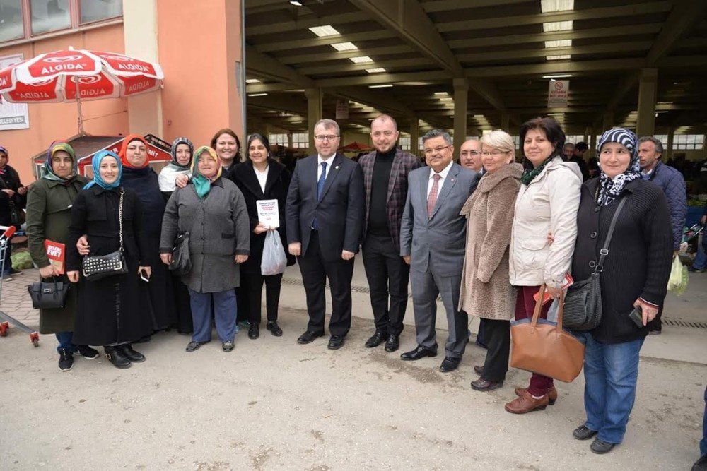 Başkan Yağcı’dan Kapalı Pazar Ziyareti