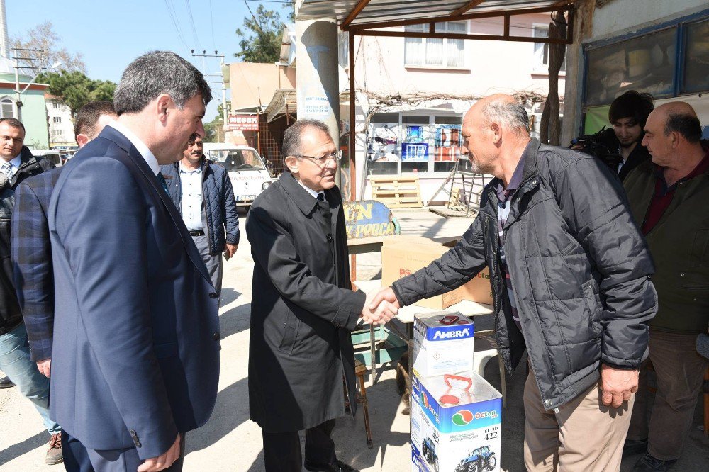 Başkan Uğur’dan Kepsut’ta Esnaf Ziyareti