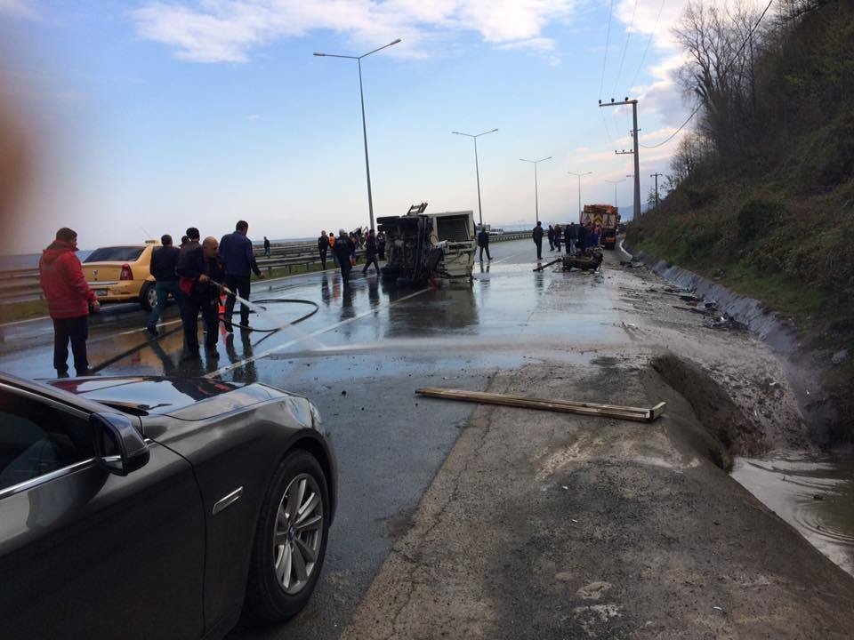 Rize’de Trafik Kazası: 1 Ölü, 1 Ağır Yaralı