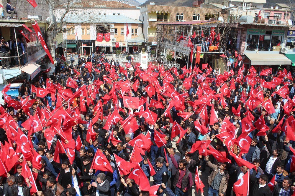 Sason’da ‘Teröre Hayır, Kardeşliğe Evet’ Mitingi