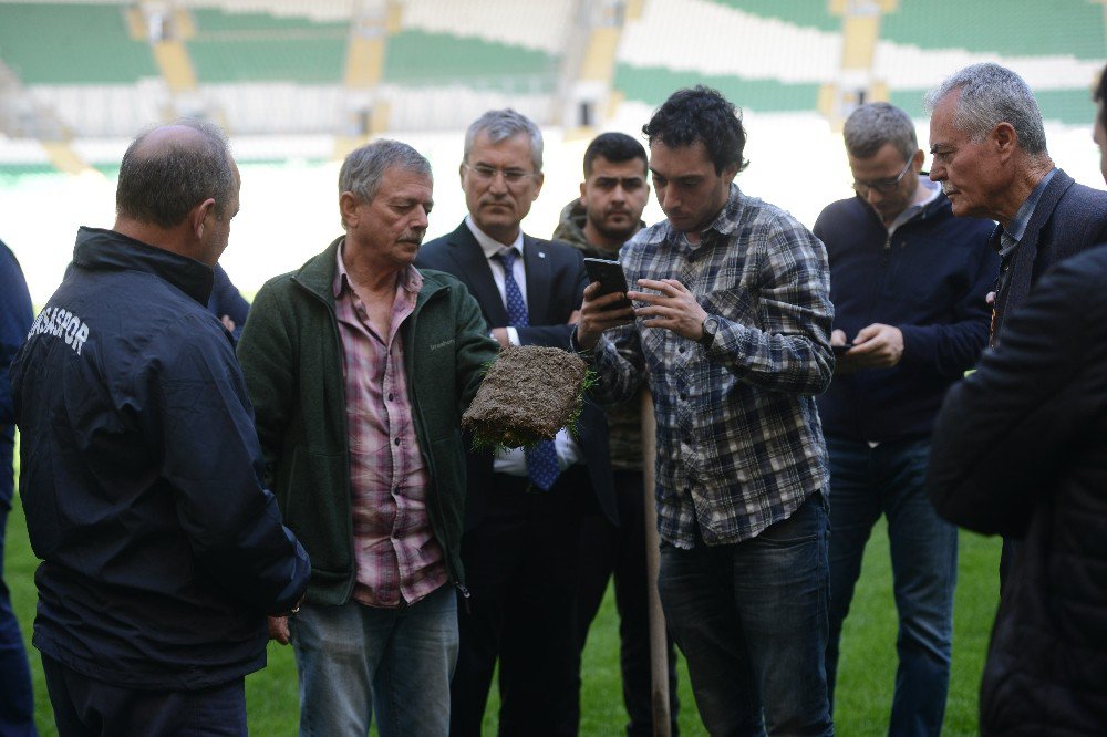 Timsah Arena’nın Zemini İncelendi