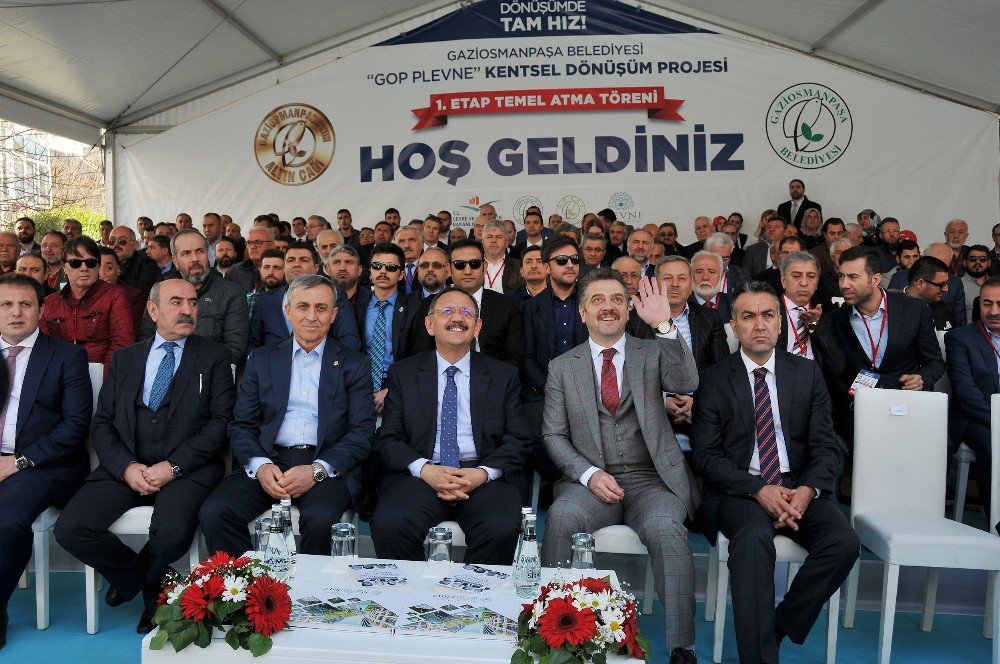 Bakan Özhaseki, Gaziosmanpaşa’da Temel Atma Törenine Katıldı