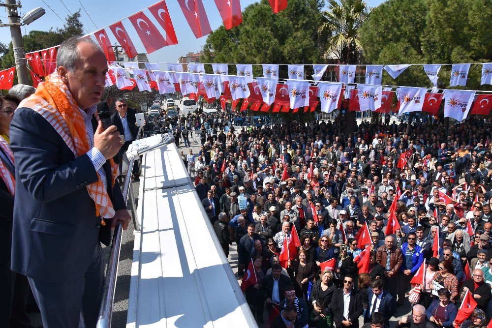 Chp’li İnce’den Manisa Mitingleri