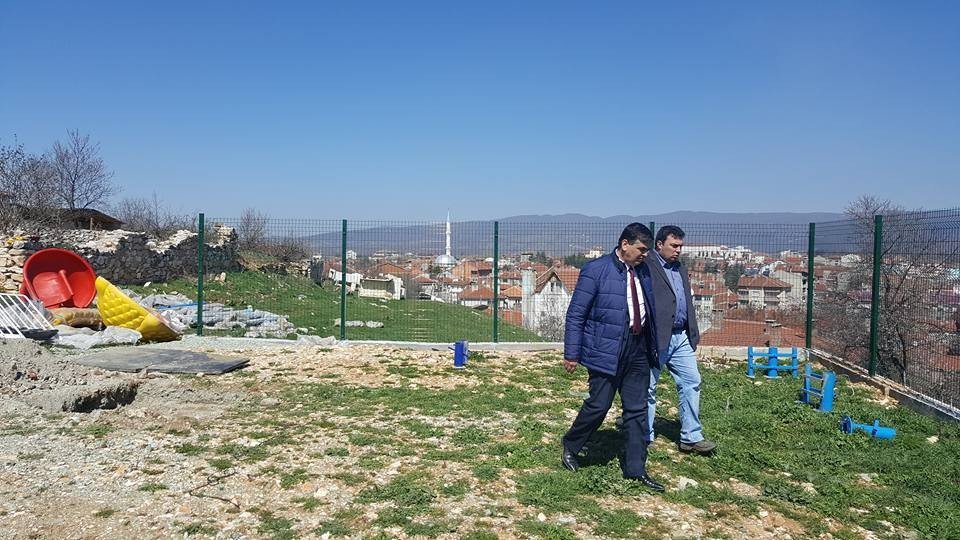 Pazaryeri’nde Park Çalışmaları Devam Ediyor