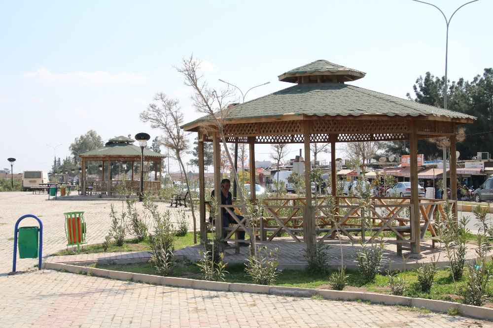Şanlıurfa Büyükşehir Harran’da Şehit İbrahim Taş Parkını Bahara Hazırladı