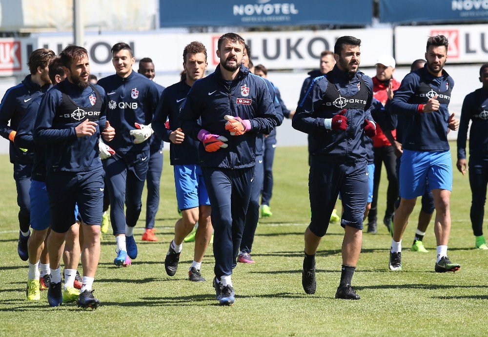 Trabzonspor, Çaykur Rizespor Maçı Hazırlıklarını Sürdürdü