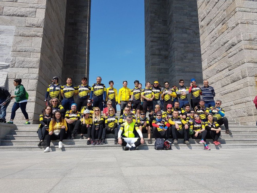 Tekirdağ’dan Çanakkale’ye Pedal Çevirdiler