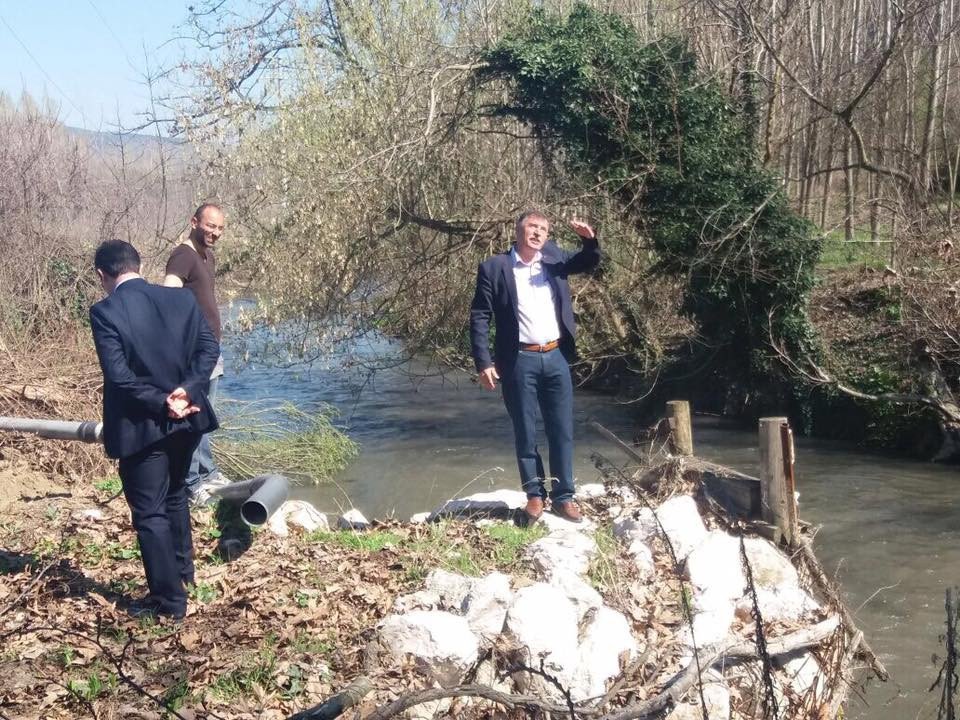 Vezirhan’da Atıksu Arıtma Tesisinin Elektrik Hattı Çekildi