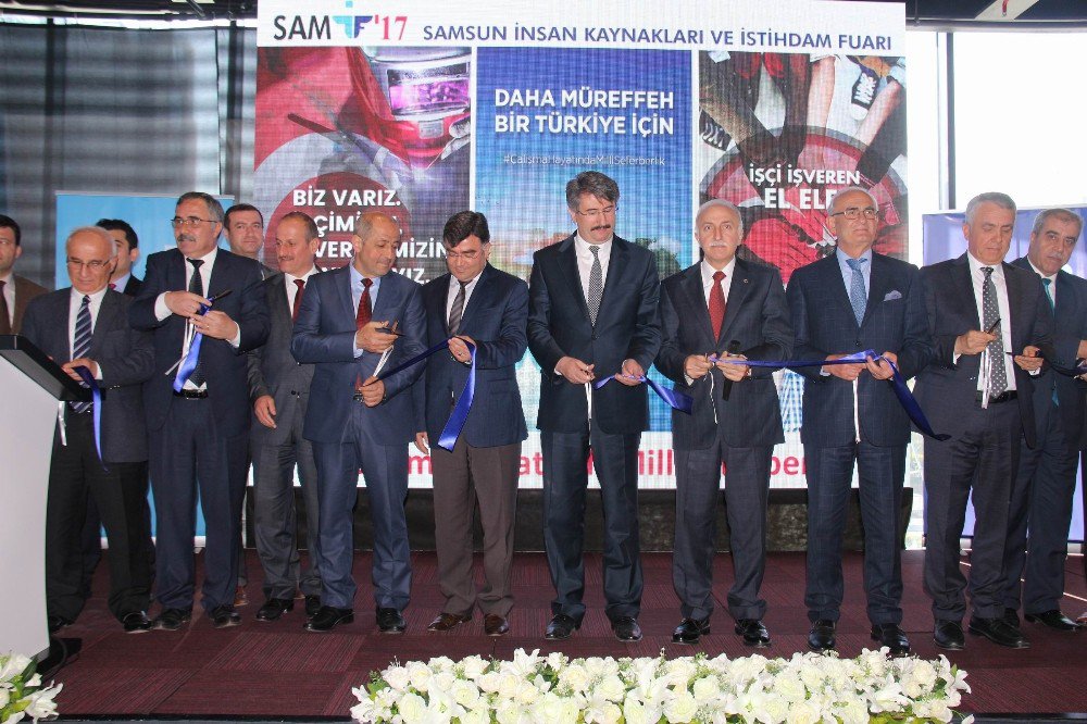 Samsun’da “6. İnsan Kaynakları Ve İstihdam Fuarı” Açıldı