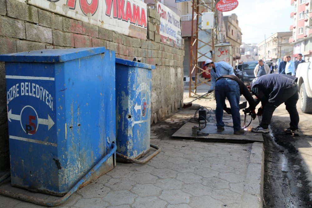 Cizre Belediyesi’nde Temizlik Ve Hijyen Çalışması