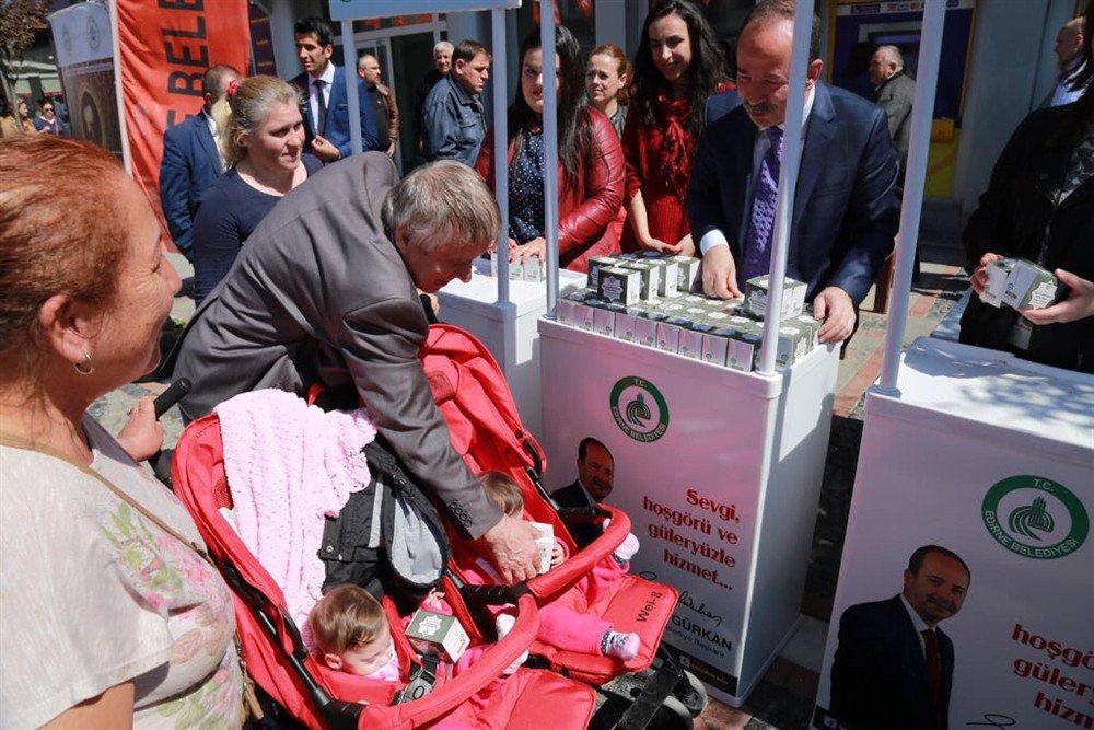 Edirne Belediyesi’nden Kandil Simidi