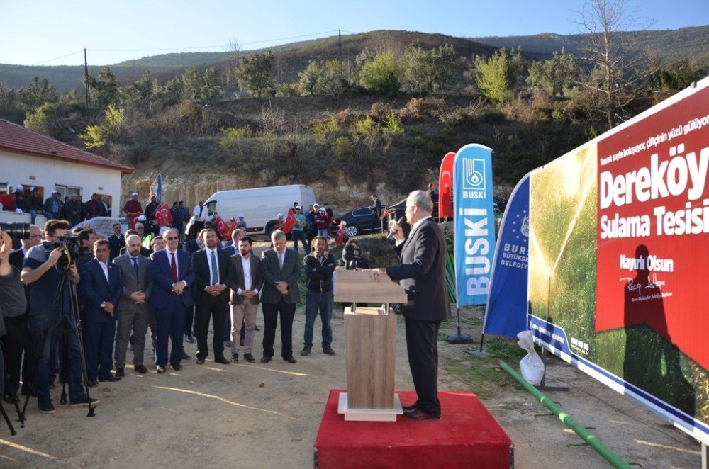 Dereköy Sulama Tesisi Tarıma Güç Katacak