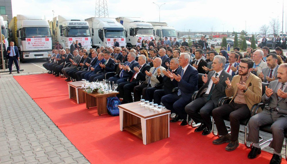 Milli Eğitim Müdürlüğü’nden Cerablus’a 10 Tır Eğitim Malzemesi Yardımı