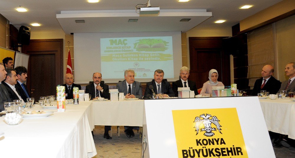 Konya’da "Bir Maç Binlerce Kitap On Binlerce Öğrenci" Projesi Hayata Geçiyor