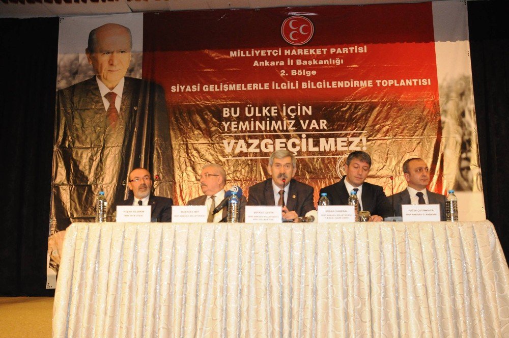 Mhp Ankara İl Başkanı Çetinkaya: "Türkiye Referandumda Aziz Milletimizin Kararlı Duruşuyla Işığa Kavuşacak”