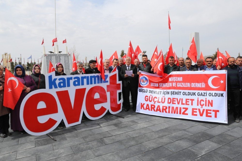 Vatan Şehitleri Ve Gazileri Derneği ’Evet’ Dedi