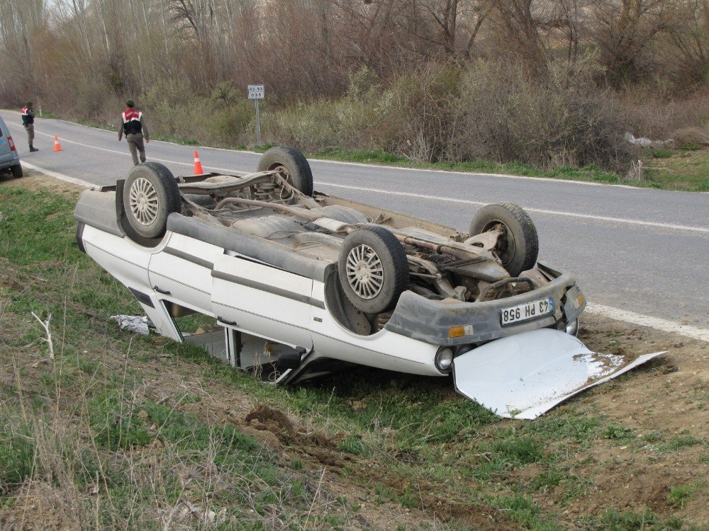 Hisarcık’ta Trafik Kazası: 1 Yaralı