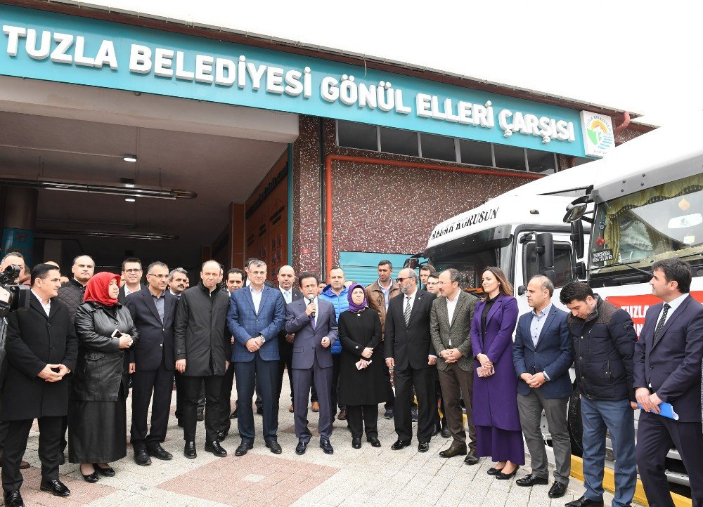 Tuzla Belediyesinden Van’ın Saray Ve Özalp İlçelerine “Kardeşlik Köprüsü”