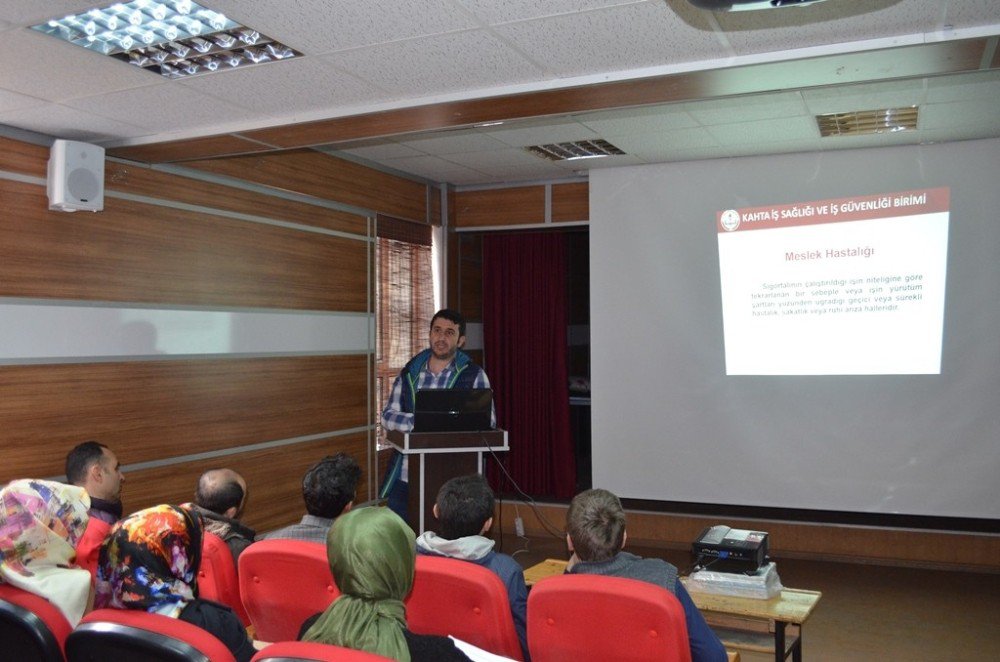 Gerger’de ‘İş Sağlığı Ve Güvenliği’ Eğitimi Verildi