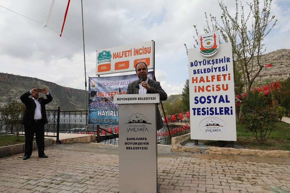 Halfeti İncisu Sosyal Tesisleri Hizmete Açıldı