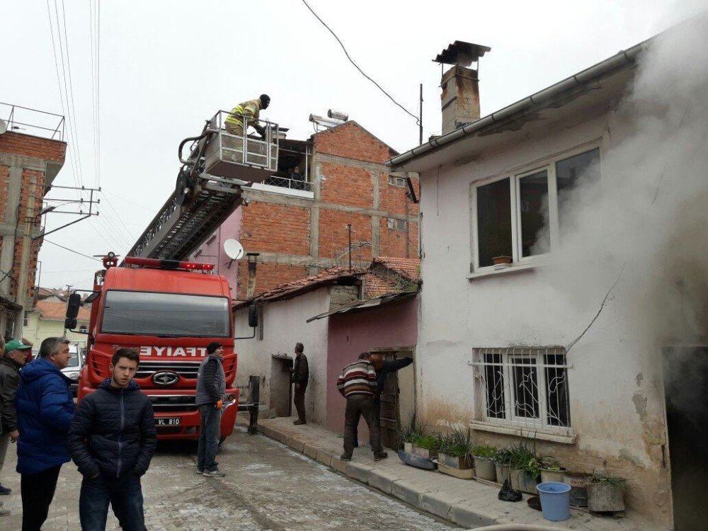 Dursunbey’de Korkutan Yangın