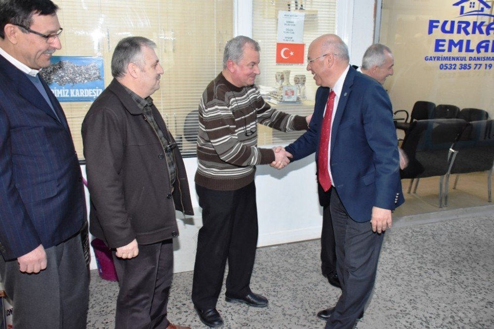 Başkan Eşkinat Esnaf Ve Meslek Odaları Ziyaretlerine Devam Ediyor