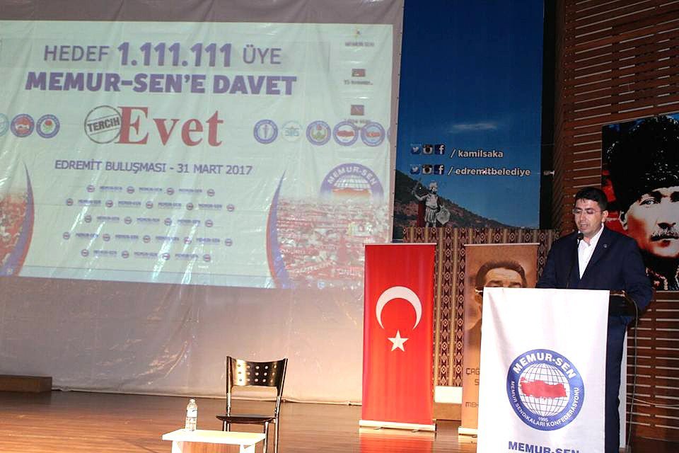 Edremit Memur Sen’den "Tercih Evet" Toplantısı