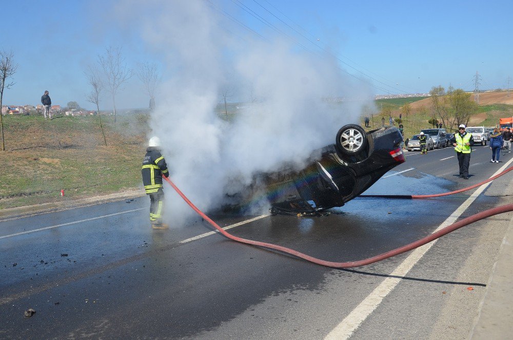 Tekirdağ’da Zincirleme Trafik Kazası: 3 Yaralı