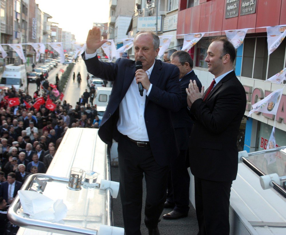 Muharrem İnce Bafra’da Konuştu