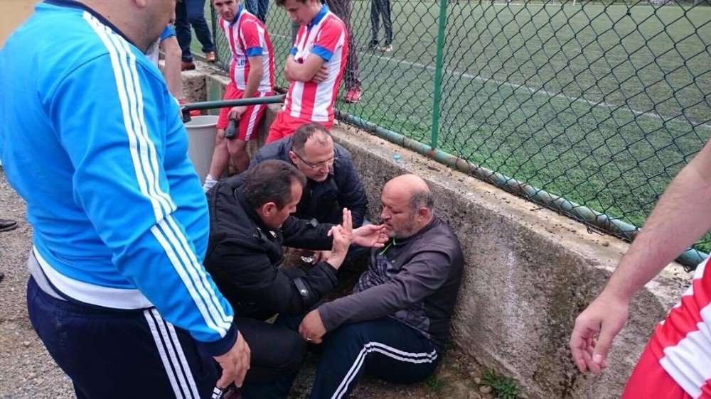 Giresun’da Amatör Maçta Olay