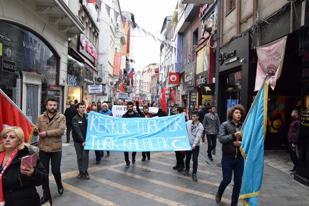 Trabzon’da Kerkük İçin Yürüdüler