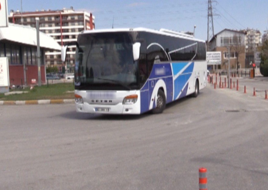 Konya’da Sivil Polisten Yolcu Otobüsüne Trafik Denetimi