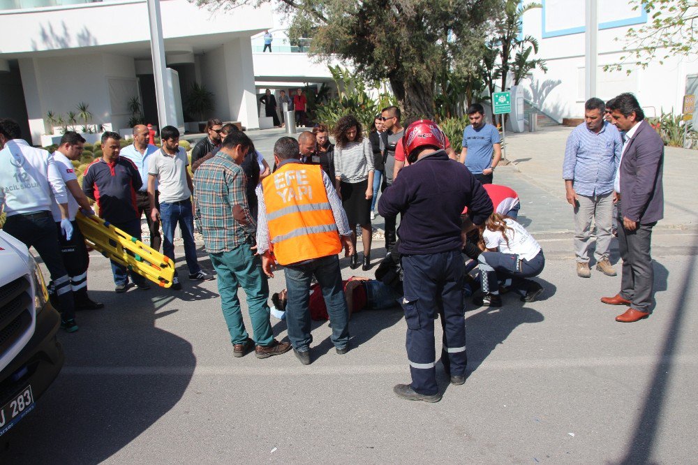 Bodrum’da Trafik Kazası 1 Yaralı