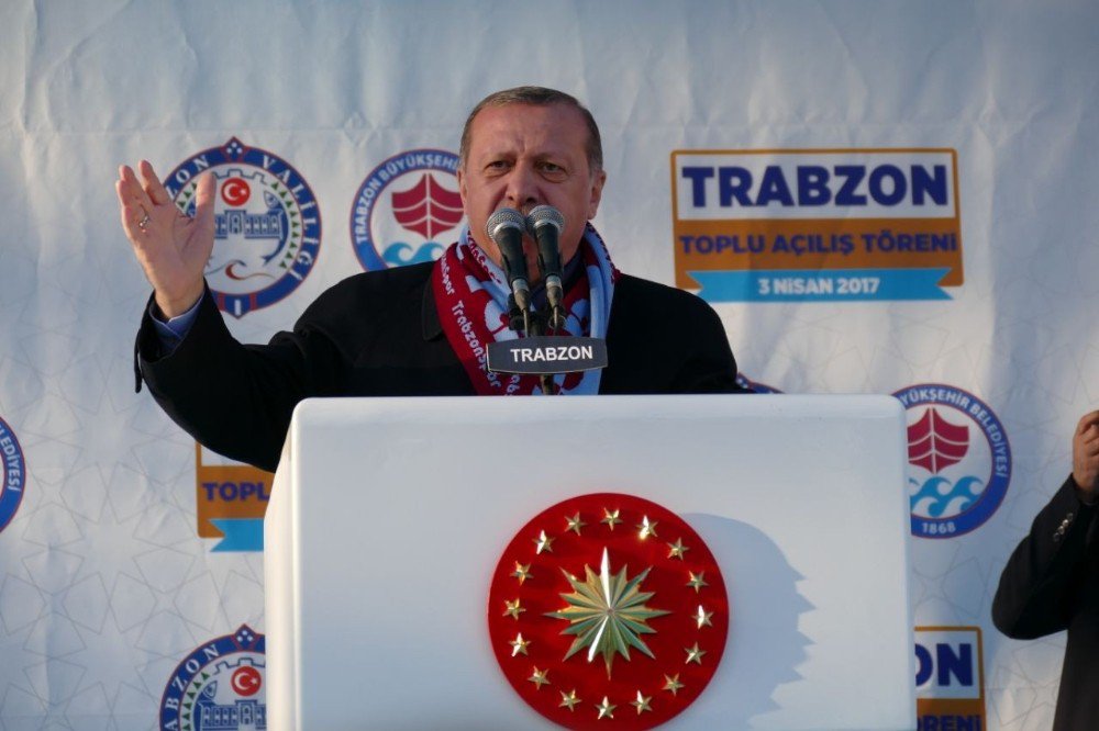 Cumhurbaşkanı Erdoğan Trabzon’da