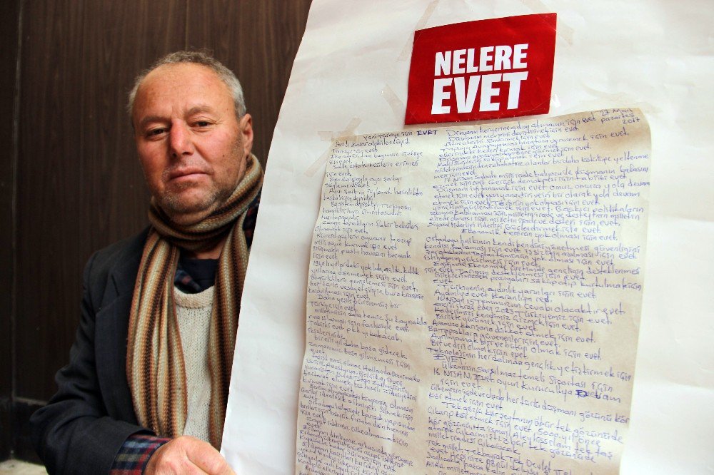 ’Evet’i Kendine İş Edindi Yollara Düştü