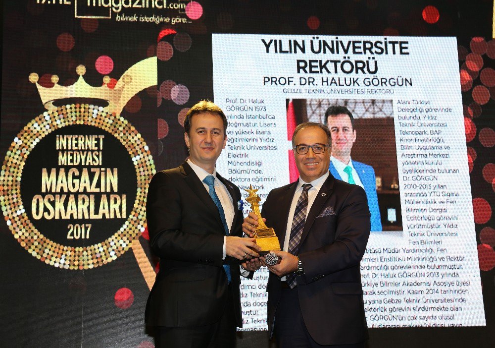 Gtü Rektörü Prof. Dr. Görgün ‘Yılın Rektörü’ Seçildi