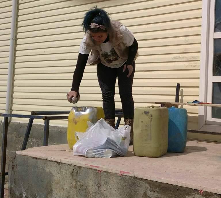 Öğrenciler Atık Malzemelerden Anıt Ve Yürüyüş Yolu Yaptı