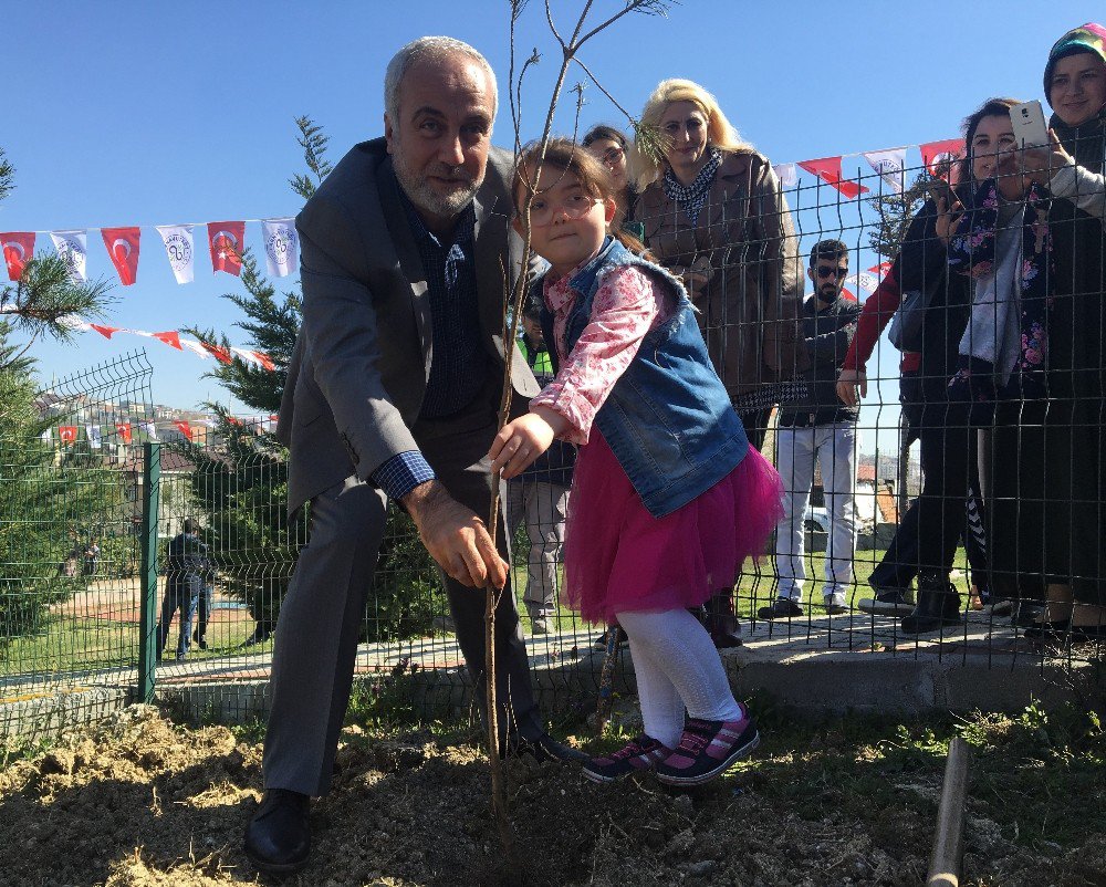 Otizme Farkındalık Oluşturmak İçin Fidan Diktiler