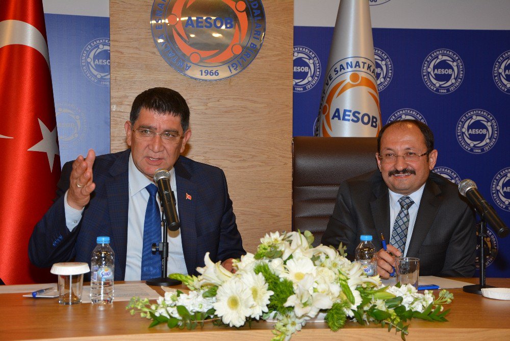 Aksu Kaymakamı Ergun: “İlk Defa Bir Esnaf Odaları Birliğinde Oda Başkanları İle Bir Araya Geliyorum”